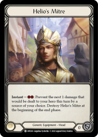 flesh and blood uprising helio s mitre cold foil