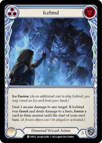 flesh and blood uprising icebind blue rainbow foil