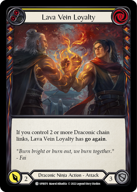 Lava Vein Loyalty (Yellow) (Regular)