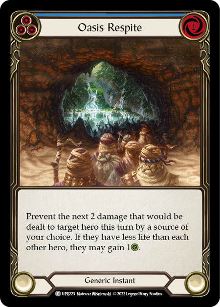 Oasis Respite (Blue) (Rainbow Foil)