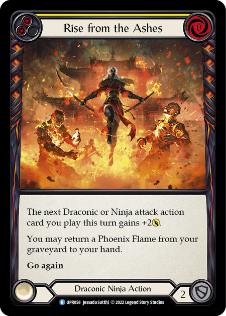 Rise from the Ashes (Yellow) (Rainbow Foil)