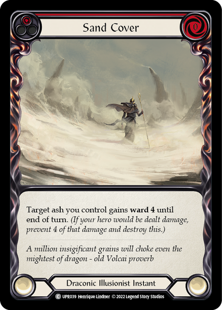 Sand Cover (Red) (Rainbow Foil)