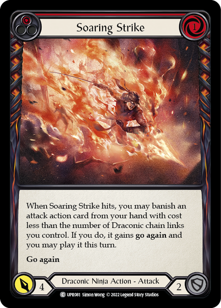 Soaring Strike (Red) (Rainbow Foil)