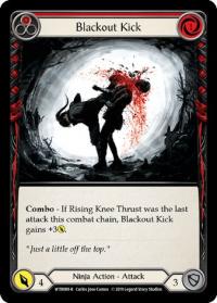 flesh and blood welcome to rathe alpha print blackout kick red wtr 1st edition foil