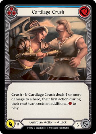 Cartilage Crush (Blue) - WTR - 1st edition Foil