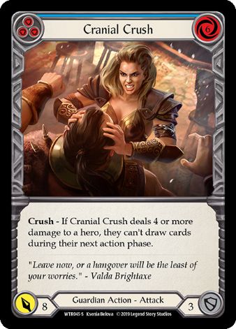 Cranial Crush - WTR - 1st edition Foil