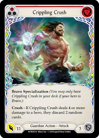 Crippling Crush - WTR - 1st edition Foil