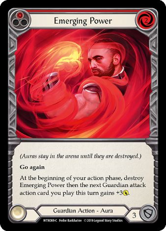 Emerging Power (Red) - WTR - 1st edition Foil