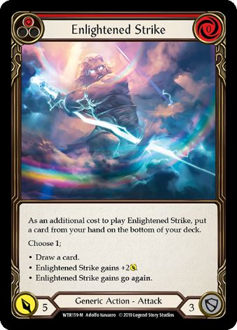 Enlightened Strike - WTR - 1st edition Foil