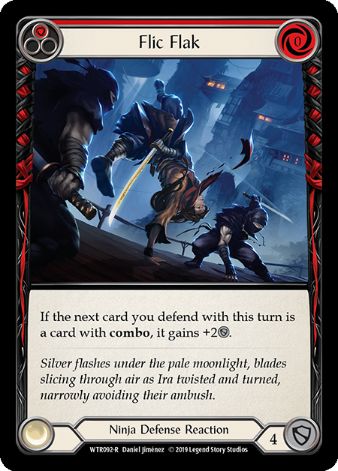 Flic Flak (Red) - WTR - 1st edition Foil