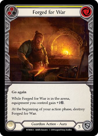 Forged for War - WTR - 1st edition Foil