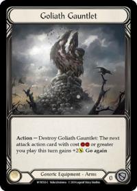 flesh and blood welcome to rathe alpha print goliath gauntlet wtr 1st edition foil