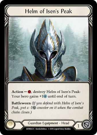 Helm of Isen's Peak - WTR - 1st edition Foil