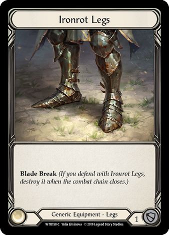 Ironrot Legs - WTR - 1st edition Foil