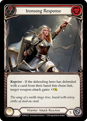 Ironsong Response (Red) - WTR - 1st edition Foil