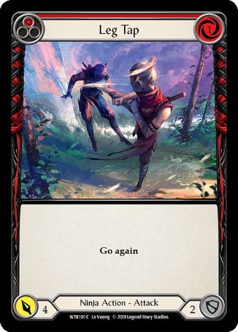 Leg Tap (Red) - WTR - 1st edition Foil