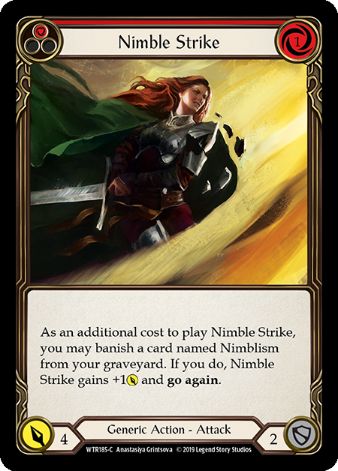 Nimble Strike (Red) - WTR - 1st edition Foil