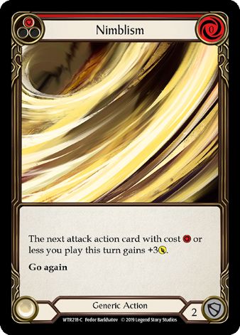 Nimblism (Red) - WTR - 1st edition Foil