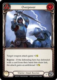 flesh and blood welcome to rathe alpha print overpower blue wtr 1st edition foil
