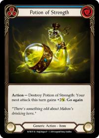 flesh and blood welcome to rathe alpha print potion of strength wtr 1st edition foil