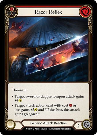 Razor Reflex (Red) - WTR - 1st edition Foil
