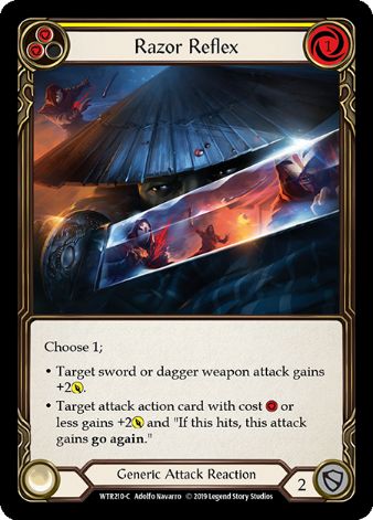 Razor Reflex (Yellow) - WTR - 1st edition Foil