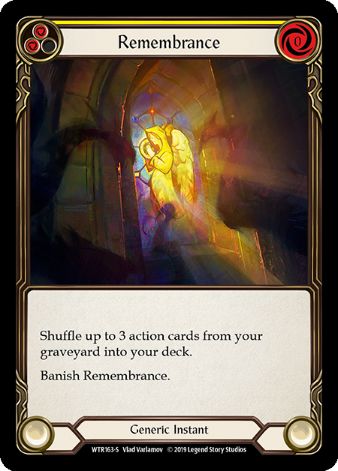 Remembrance - WTR - 1st edition Foil