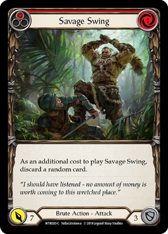 Savage Swing (Red) - WTR 1st edition