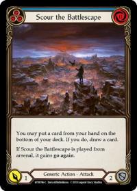 flesh and blood welcome to rathe alpha print scour the battlescape blue wtr 1st edition foil