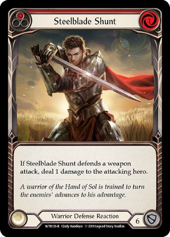 Steelblade Shunt (Red) - WTR - 1st edition Foil