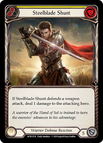 Steelblade Shunt (Yellow) - WTR - 1st edition Foil