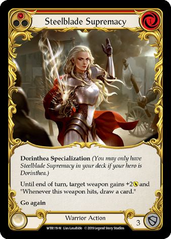 Steelblade Supremacy - WTR - 1st edition Foil