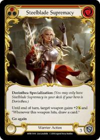 flesh and blood welcome to rathe alpha print steelblade supremacy wtr 1st edition foil