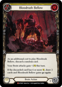 flesh and blood welcome to rathe bloodrush bellow foil