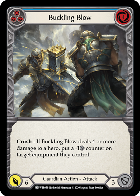 Buckling Blow (Blue) (FOIL)