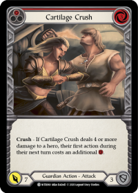 flesh and blood welcome to rathe cartilage crush red foil