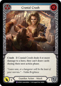 flesh and blood welcome to rathe cranial crush foil