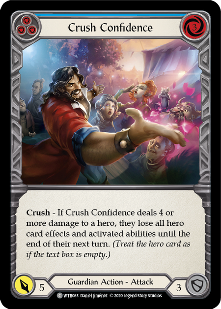 Crush Confidence (Blue) (FOIL)