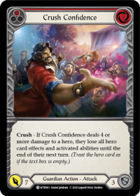 flesh and blood welcome to rathe crush confidence red foil