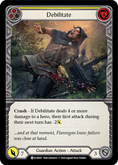 Debilitate (Yellow) (FOIL)