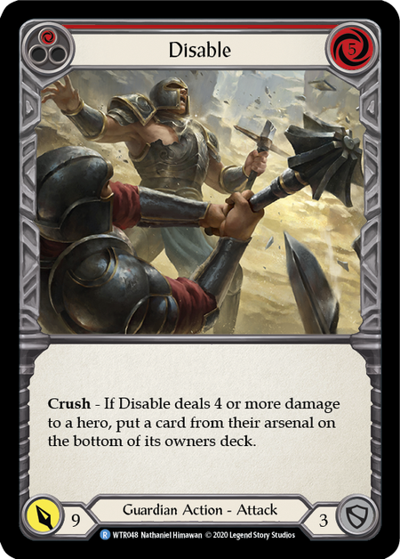 Disable (Red) (FOIL)
