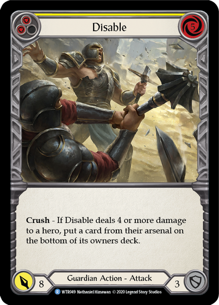 Disable (Yellow) (FOIL)