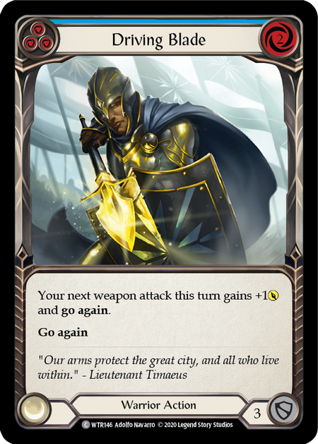 Driving Blade (Blue) (FOIL)