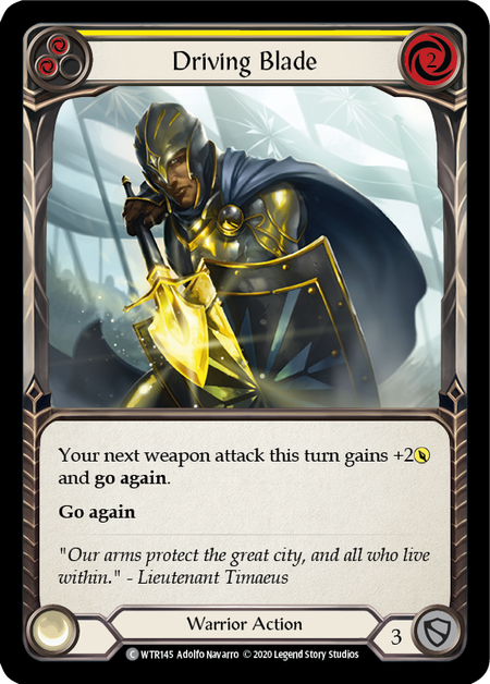 Driving Blade (Yellow) (FOIL)