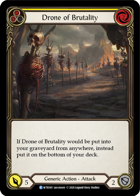 Drone of Brutality (Yellow) (FOIL)