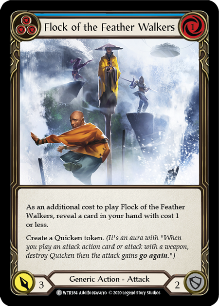 Flock of the Feather Walkers (Blue) (FOIL)