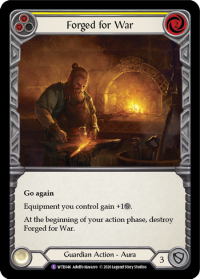 flesh and blood welcome to rathe forged for war foil