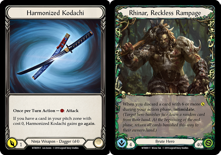 Harmonized Kodachi - Rhinar, Reckless Rampage