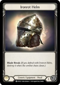 flesh and blood welcome to rathe ironrot helm foil