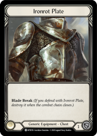 flesh and blood welcome to rathe ironrot plate foil